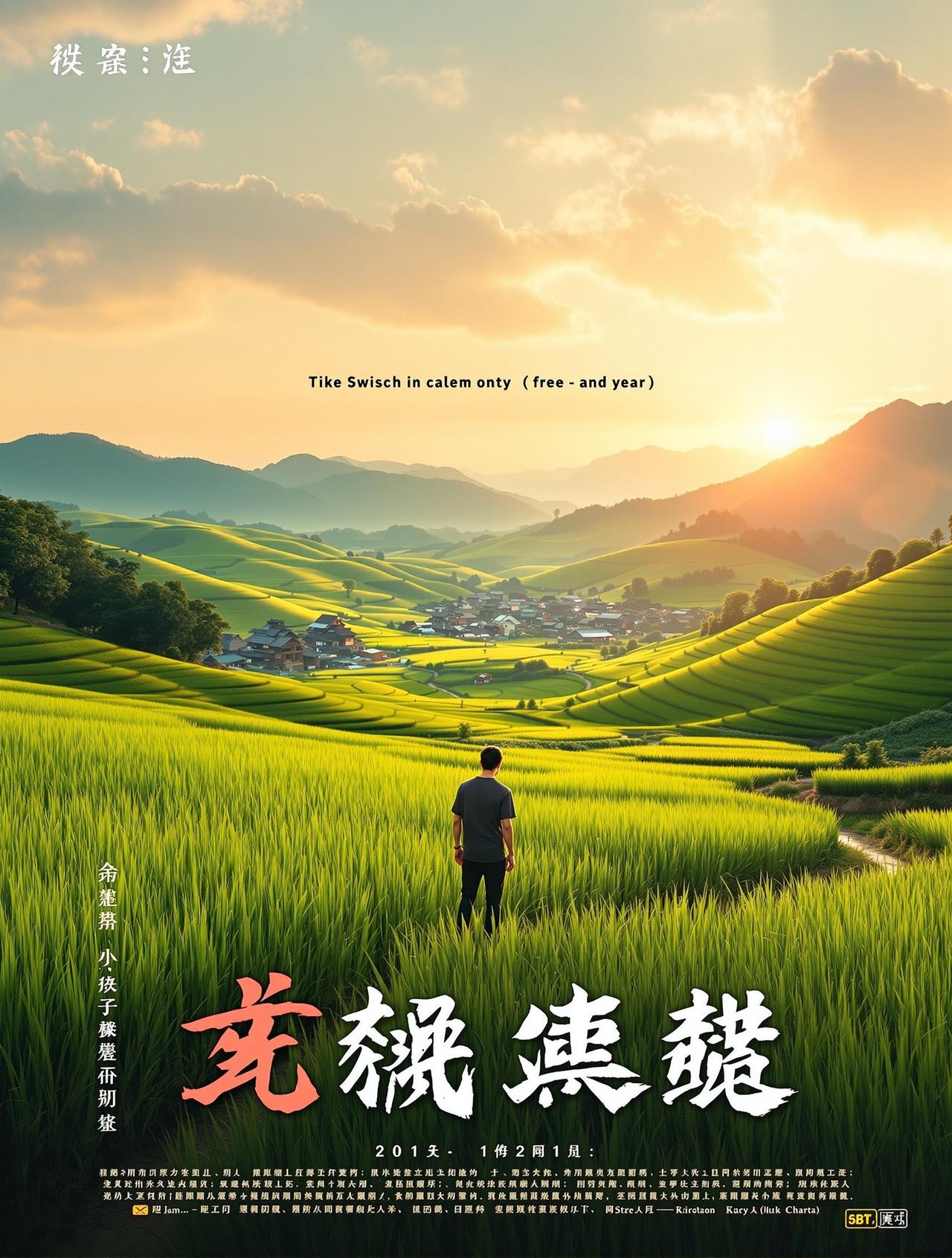 98短剧 - 稻香人家 98短剧作品《稻香人家》海报 - 乡村温情题材短剧
